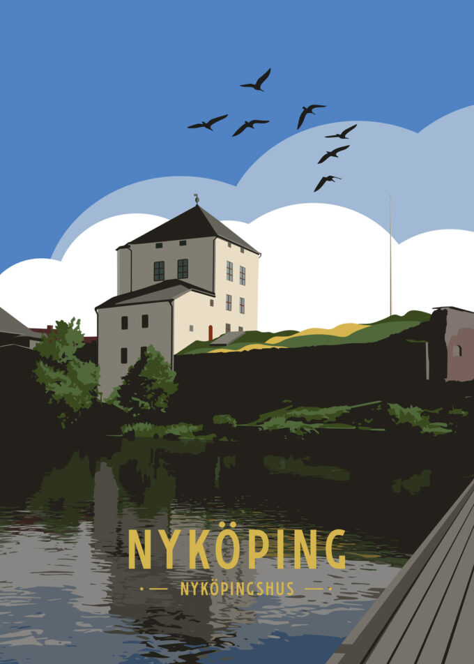 Nyköping Castle - Travel Art