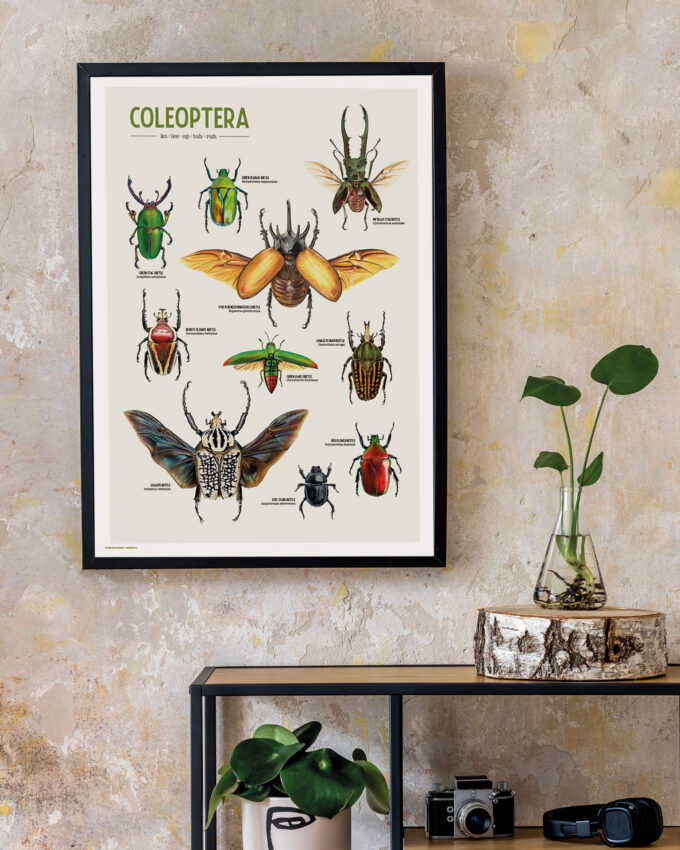 Coleoptera Art Poster: A Celebration of Beetles - Image 3